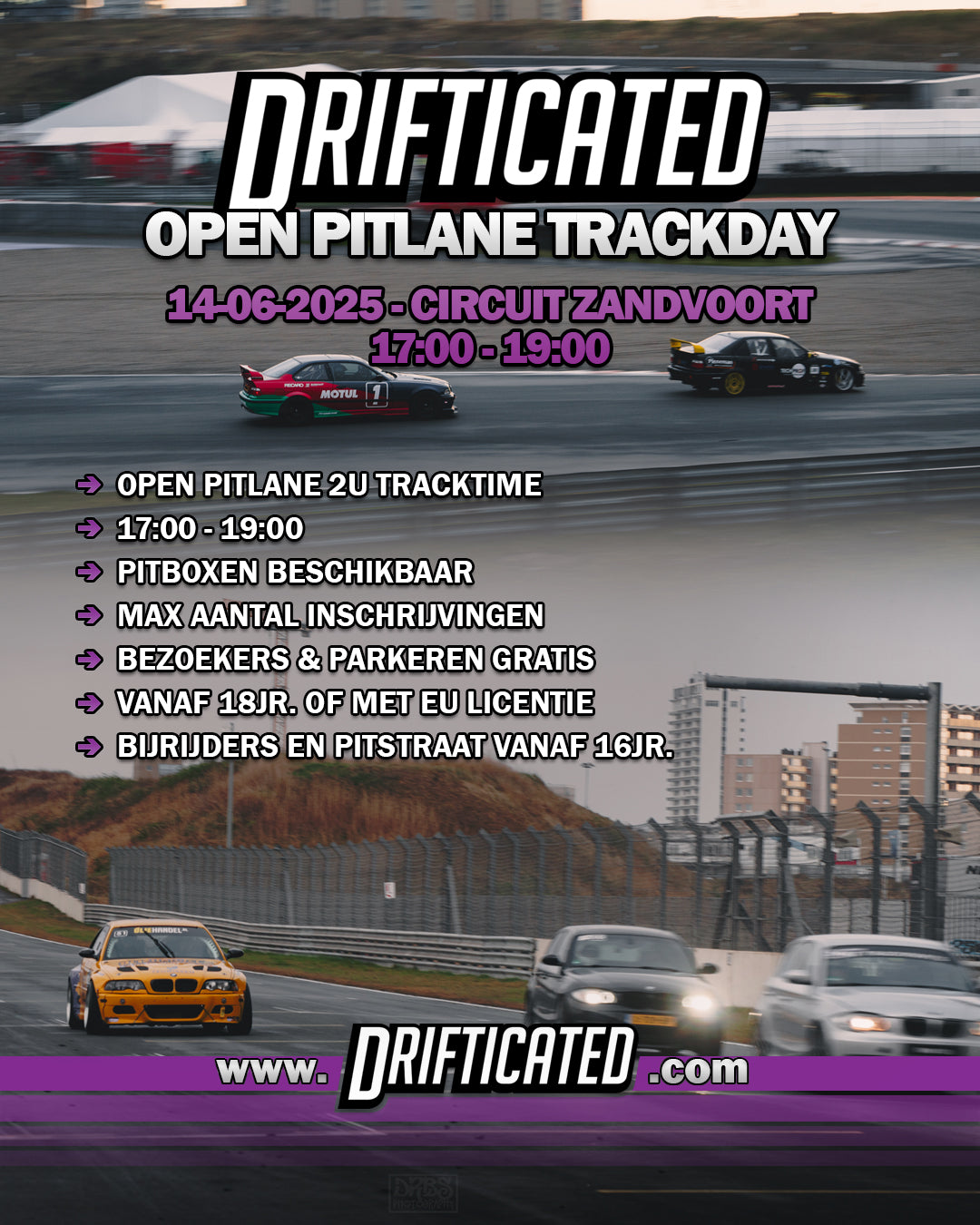 14-06-2025 Circuit Zandvoort trackday savonds open pitlane