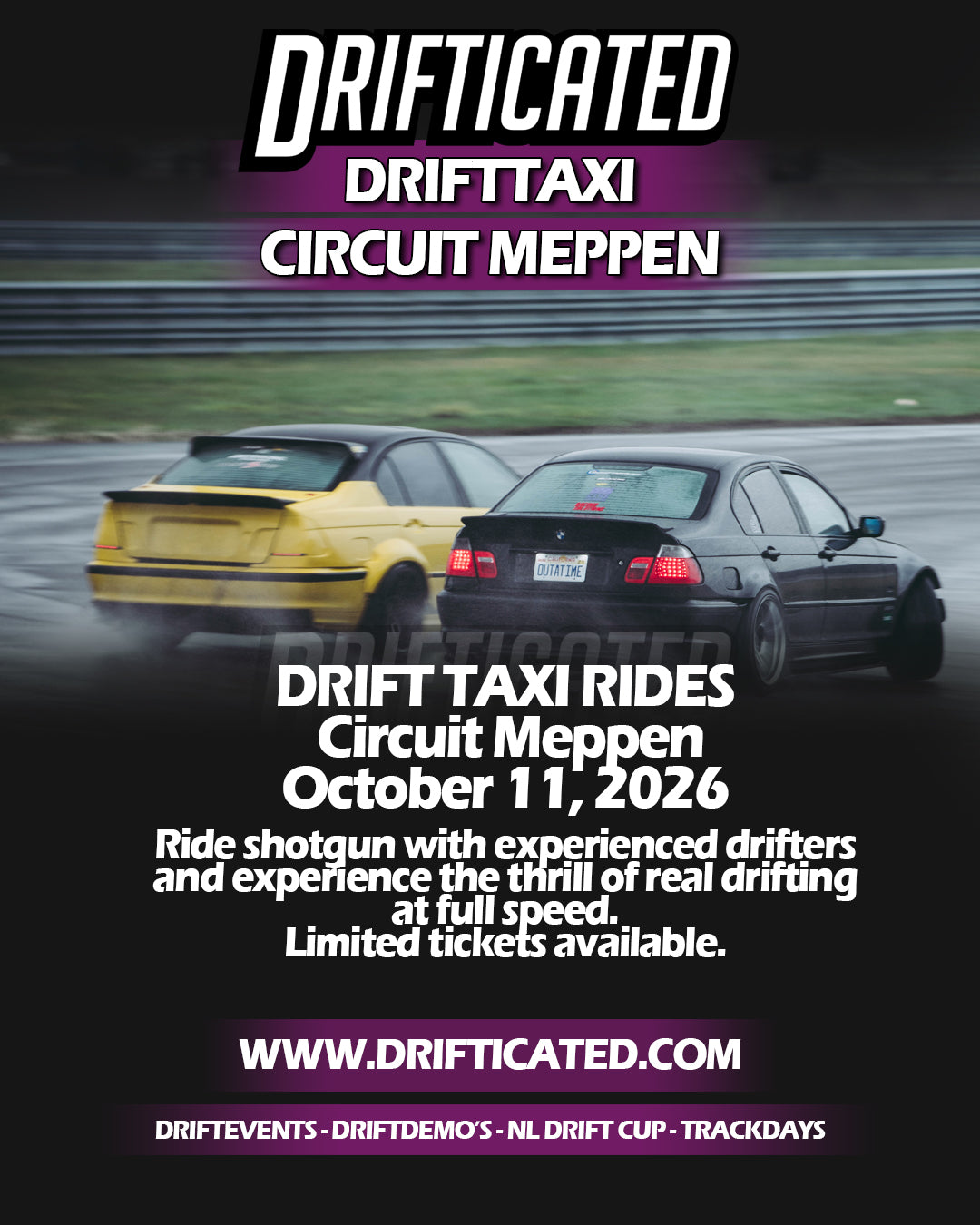 Drift Taxi Experience – Circuit Meppen | 11 oktober 2026