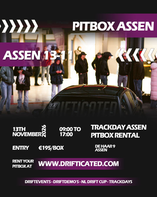 13-11 Pitbox Circuit Assen 08:00 - 18:00