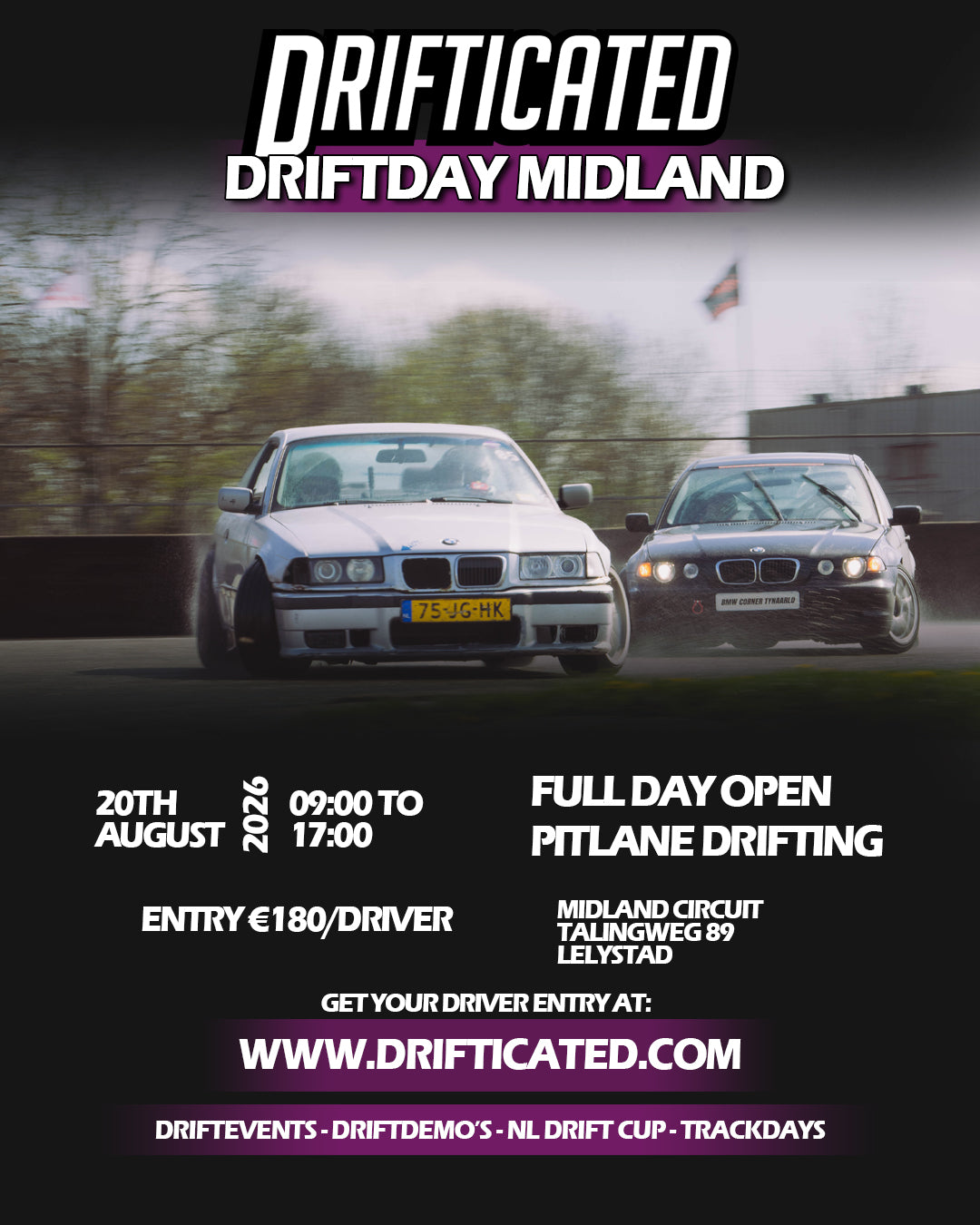 Driftende driftdag Midland Circuit 02-02-2025