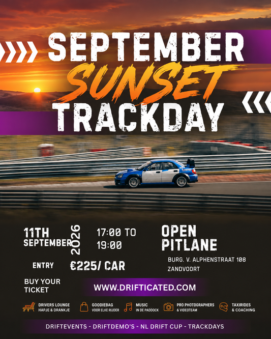 11-09-2026 September Sunset Trackday – Circuit Zandvoort