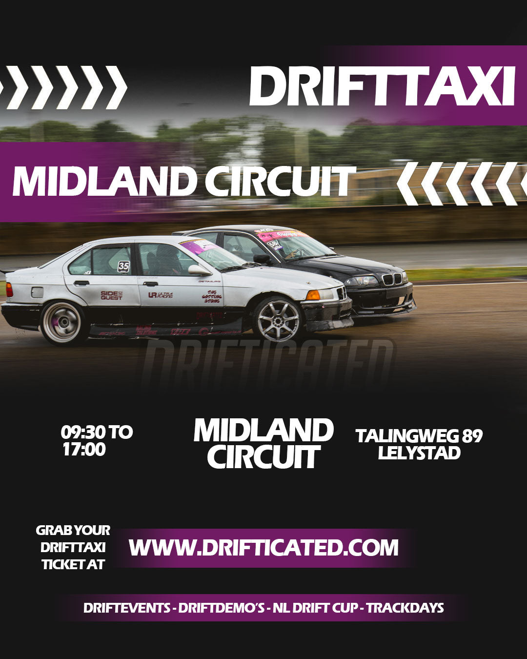 DriftTaxi-Ticket – 15-02 – Midland Circuit